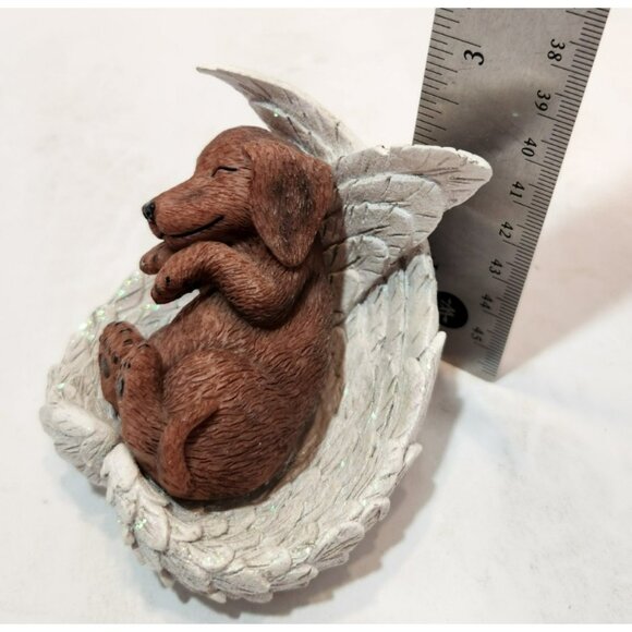 Blake Jensen Paw Prints From Heaven Dachshund Figurine Brown White #2825 - Picture 15 of 15
